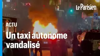 Un taxi autonome incendié en pleine rue à San Francisco