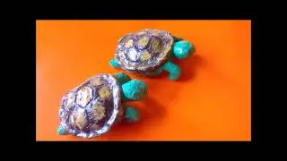 Como hacer tortugas  de cemento, adorno para macetas  , ornamento de vaso de flores de tartarugas