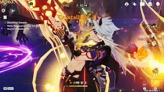 #GenshinImpact #Mihoyo C6 One and Oni King duet with C6 Guardian Of Yaksha Event day 2