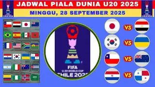 U20 World Cup Schedule Today: Japan vs Egypt, South Korea vs Ukraine, 2025 U20 World Cup Official...