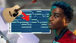 How To Make A REALISTIC GUITAR MELODY / BEAT From Scratch In FL STUDIO 20 (Tutorial)