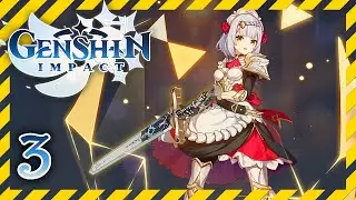 Genshin Impact прохождение 3 🔱 Ноэлль walkthrough  Noelle