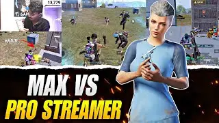 W Max vs pro Streamer 🔥 | fastest 3 finger player | bgmi