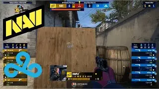 NAVI VS C9, BEST HIGHLIGHTS, MOMENTS | CSGO