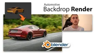 Photorealistic Automotive Render (Backdrop) | Blender 2.8