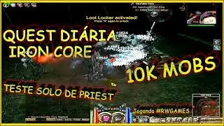 Wartale nova quest de Iron Core testei solo de priest quanto tempo levei pra matar ???