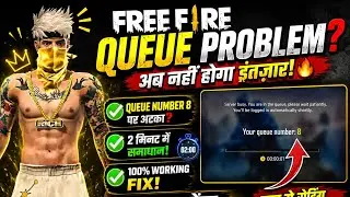 FREE FIRE SERVER BUSY, YOU ARE IN A QUEUE PROBLEM SOLUTION✅, FREE FIRE SERVER BUSY PROBLEM✅