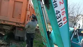 работа на мини эксковаторе
