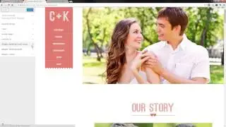 Eternity WordPress Wedding Theme Walkthrough