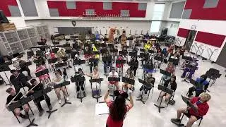The Salado Middle School Symphonic Band Performing Shadows Unleashed by Balmages