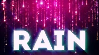 AEplus 013 - Fashionable beautiful rain background in After Effects - Trapcode Particular Tutorial