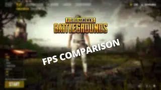 PUBG | Fps comparison (normal/test server)