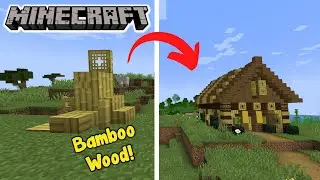 How to Craft and Use Bamboo Wood in Minecraft