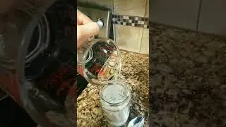 Feeding my sourdough starter! Natural yeast made from flour and water!!