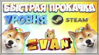 КАК БЫСТРО ПОВЫСИТЬ УРОВЕНЬ В STEAM ДО 111 УРОВНЯ БЫСТРАЯ ПРОКАЧКА ОТ EVAN
