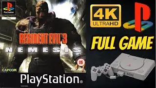 Resident Evil 3: Nemesis | PS1 | 4K60ᶠᵖˢ UHD🔴| Longplay Walkthrough Playthrough Full Movie Game