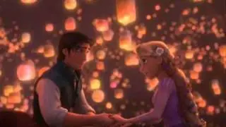 Tangled/Rapunzel Soundtrack - I See The Light (with lyrics on screen)