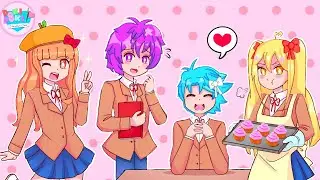 Just Sora (Monika) || FLASH/ GLITCH WARNING || GCMV || inquistormaster/ the squad || ddlc AU