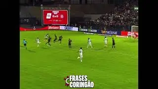 Chute do Bidon no travessão 