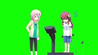 [Machikado Mazoku] Shamiko is this a mecha? [Green Screen]