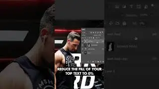 Quick and easy text effect with Photoshop    #photoshop  #learnphotoshop  #photoshoptutorial