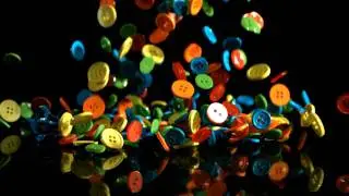 FootageFirm.com Free Slow Motion Stock Footage: Falling Buttons