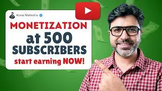 BIGGEST YouTube Monetization Update 2026 | Start Earning with 500 Subscribers Only