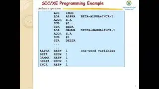 Assemblers- Assembler functions, A SIC assembler