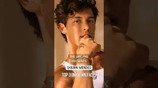Shawn Mendes 3 Unknown Facts #facts #dailyfacts #shorts #shawnmendes #vine #musicjourney