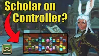 FFXIV Scholar On Controller?! Not that hard!