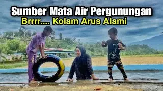 Seger! Main Air di Kolam Arus Alami Agrowisata Tanjung Sakti