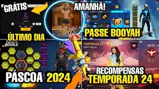 CHEGOU! NOVO PASSE DE ABRIL, RECOMPENSAS TEMPORADA 24, MUDANÇA NA LOJA DE RANK, SKIN GALINHA E MAIS!