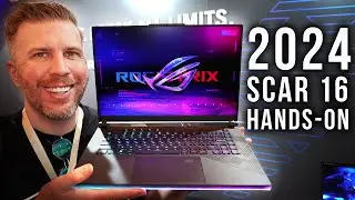 2024 Asus Strix Scar 16 Hands-On! New Mini-LED with Double the Dimming Zones!