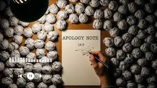Apology Note - Original Sad Piano Ballad (Official Lyric Video) - Sad Emotional Song