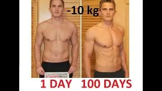 My 100 Days Body Transformation -  freeletics, calisthenics, fitness, running, gym