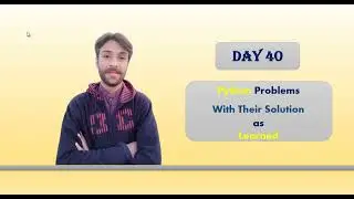 2023-99 Days Complete Python Programming Course (Day 40/99)