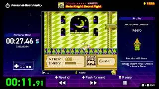 Meta Knight Sword Fight S Rank – Nintendo World Championships NES Edition