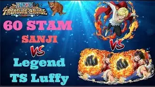 60 Stamina ULTIMATE Difficulty Raidboss Sanji (Double Legend TS Luffy) - One Piece Treasure Cruise