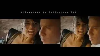 Fast and furious Dom and Letty on the cliff (Widescreen Vs Fullscreen DVD)
