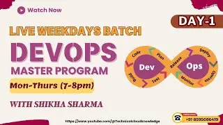 DEVOPS MASTER PROGRAM Live Weekdays Batch| Live Training Session From Scratch Level 