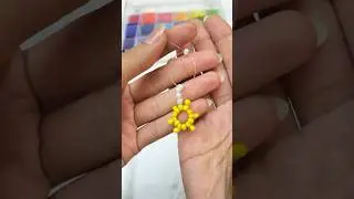 اسوارة الشمس بالخرز☀️beaded sun bracelet ☀️ #tutorial #beads #diy