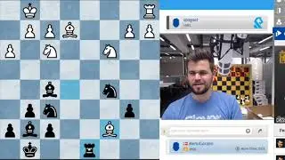 World chess champion Magnus carlsen op opponent