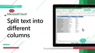 Split text into different columns in excel | Excel Short Clip | Tutorial | 