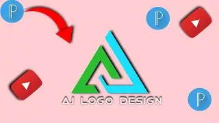 AJ Letter logo icon design in pixellab | #logo #pixellab