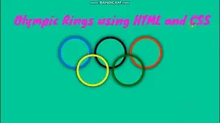 How to make Olympic Rings in HTML || CSS Effects || Smartcode India