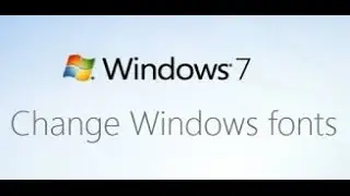 How to change windows 7 Font,size,color of task bar and writing setting.