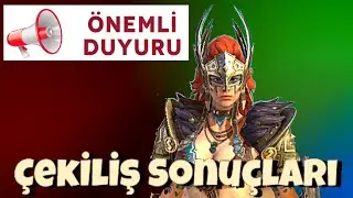 Çekiliş Sonucu ve DUYURU! | RAID: Shadow Legends