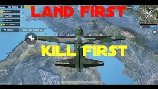 How to land first, than enemies in PUBG