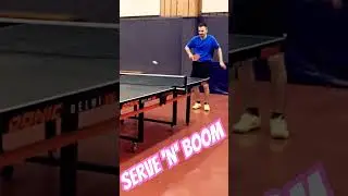 Serve 'n' Boom #shorts #boom #smash #tabletennis