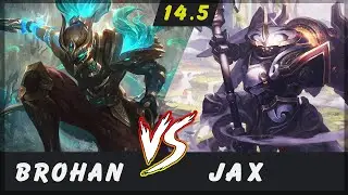 Brohan - Yasuo vs Jax TOP Patch 14.5 - Yasuo Gameplay